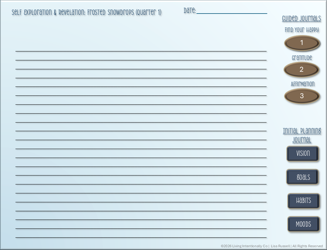 Self Exploration & Revelation: Tablet Journal – Quarter One 2026